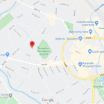 Map with a red pin marking a location near Nuneaton Recreation Ground in Nuneaton, England.