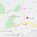 Map showing a pin in Coventry near Volvo, with Stonebridge Highway and surrounding streets visible